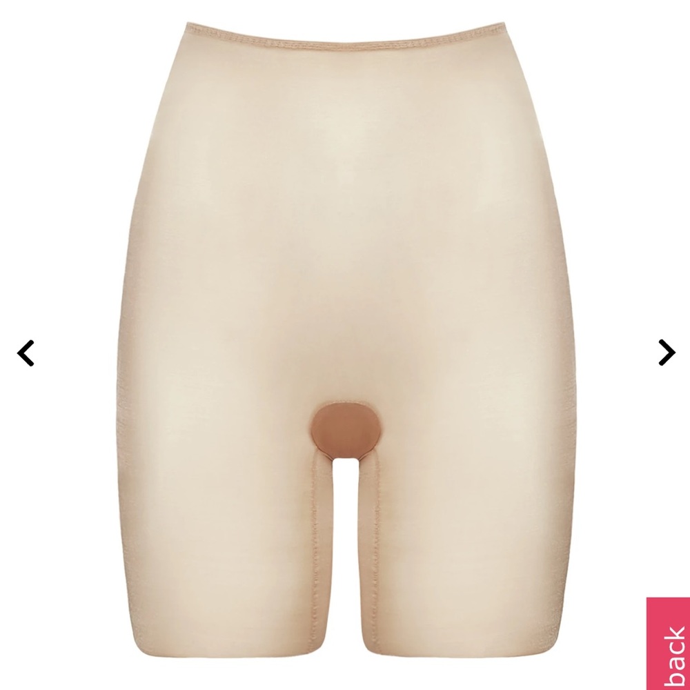 Spanx skinny britches size small pale pink shape wear